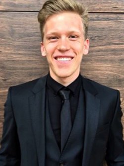 Headshot of Peter Strelec, a male incoming exchange student from Slovenia